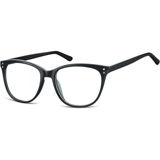Okulary oprawki zerówki korekcyjne Unisex Sunoptic AC22 czarne